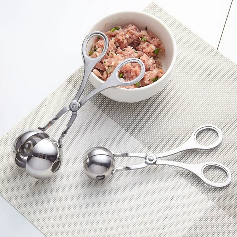 Stainless steel meatball holder, meatball maker, home kitchen tool, meatball, small tool, rice ball mold - Image 4